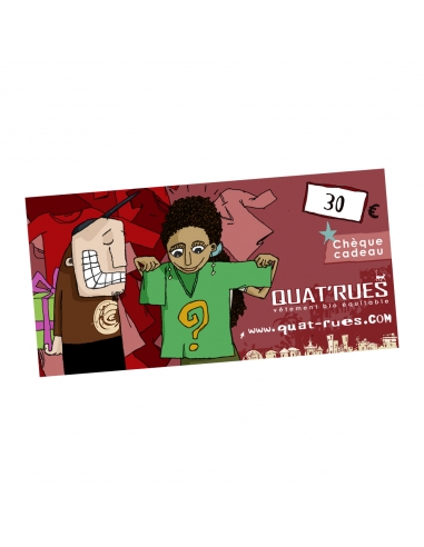 Quat´rues gift voucher "Value 30 Euros"