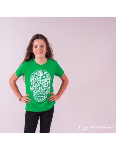 T shirt bio équitable enfant "Tête de Vie"