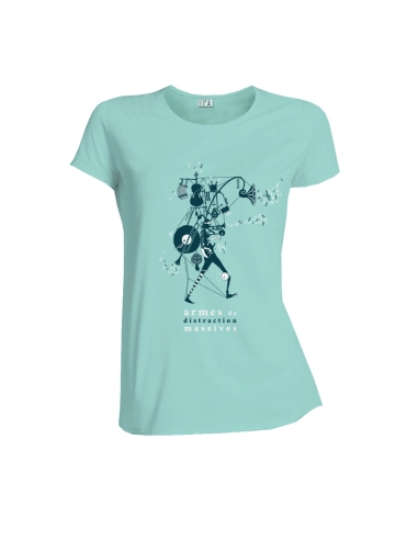 T-shirt fair-trade and organic NARA "Armes de Distraction Massive"