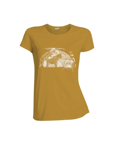 T-shirt fair-trade and organic NARA "Gare au gorille"