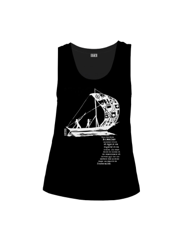 Organic ethical tank top MAJUNGA "D'un seul souffle"