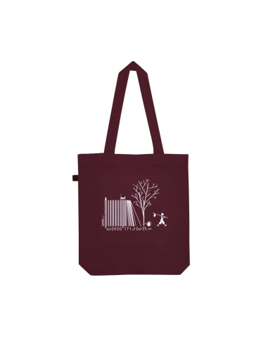 Fair und Bio tote bag SAGY "Code bar(b)re"