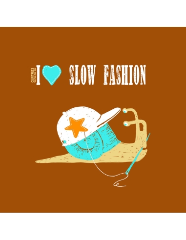 Fair und Bio tote bag SAGY "Slow fashion"