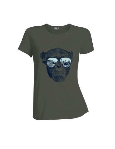 T-shirt coton bio éthique NARA "Homo Eradicus"