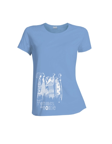 Vêtement coton biologique et équitable - t-shirt "Femmes du monde"