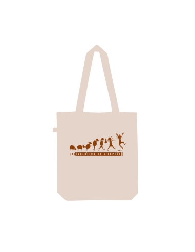 Fair und Bio tote bag SAGY "(R)évolution de l'espèce"