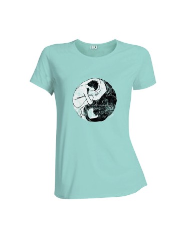 T shirt fair trade and organic NARA "Yin & Yang"