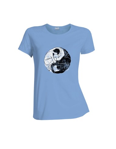 T shirt fair trade and organic NARA "Yin & Yang"