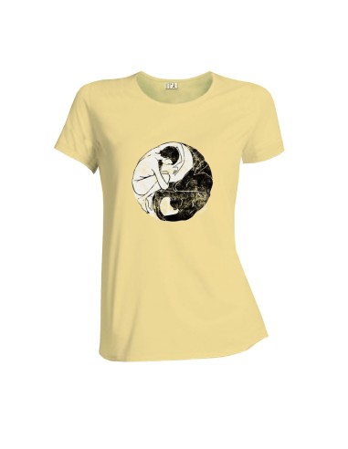 T shirt fair trade and organic NARA "Yin & Yang"