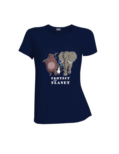 T-shirt coton bio éthique NARA "Protect the planet"