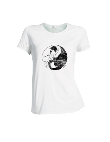 T shirt fair trade and organic NARA "Yin & Yang"