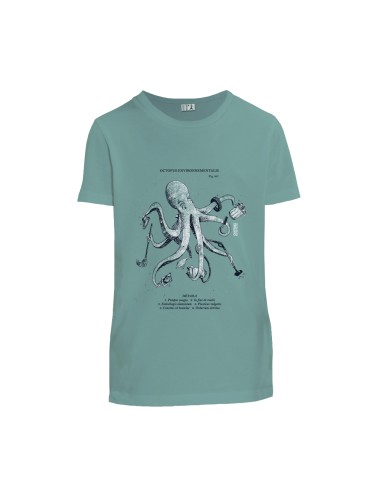 Bio und Fair gehandelte T Shirt MANAUS "Octopus"