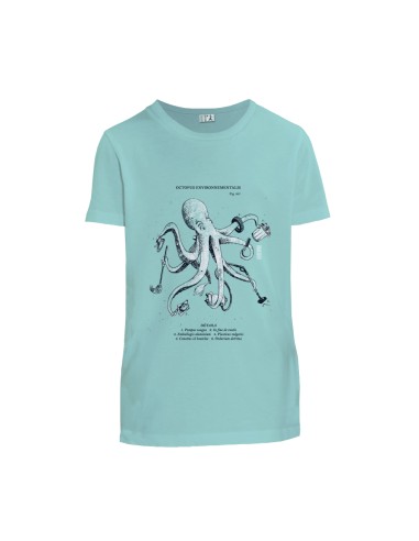 T shirt coton bio équitable MANAUS "Octopus"