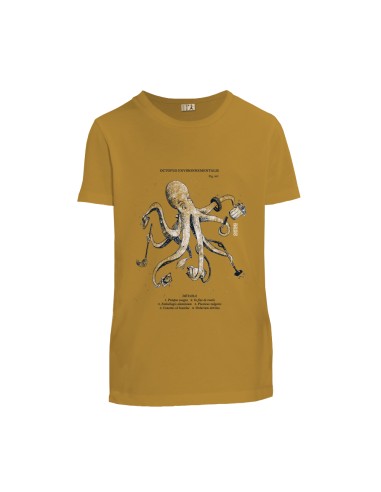 T shirt coton bio équitable MANAUS "Octopus"