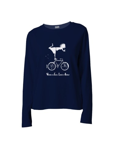 T-shirt coton bio éthique ABASAN "Vélo"