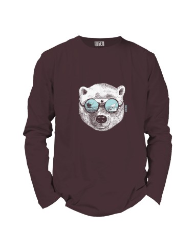 T shirt coton bio équitable BEITUN "La peau de l'ours"