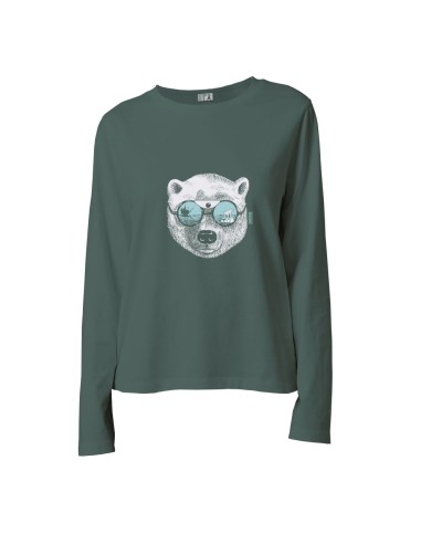 T-shirt coton bio éthique ABASAN "La peau de l'ours"